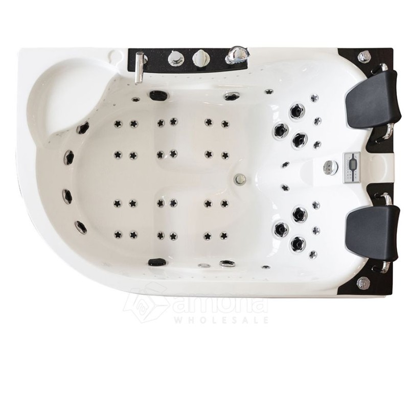 Masažinė Vonia AMUS-1062R Dvivietė Dešinė 180x122 cm.