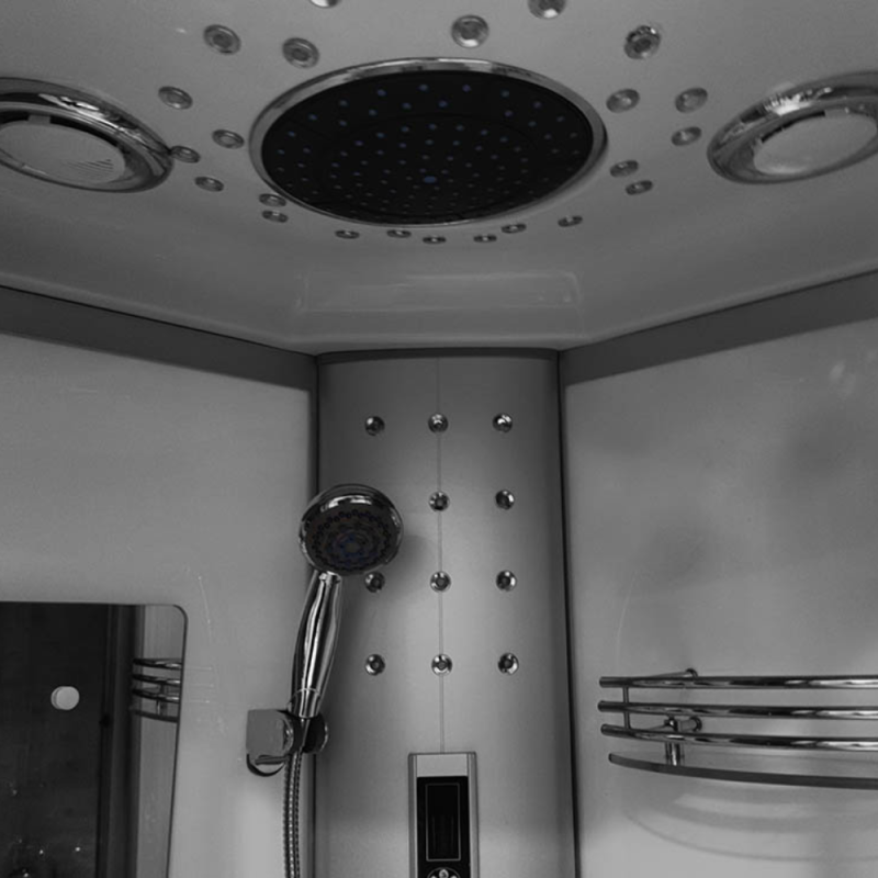 Masažinė Dušo Kabina AMO-06089-90W 90x90 cm.