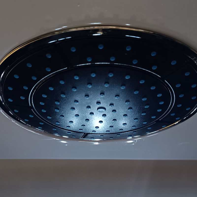 Masažinė Dušo Kabina AMO-0611 Juoda 170x90 cm.