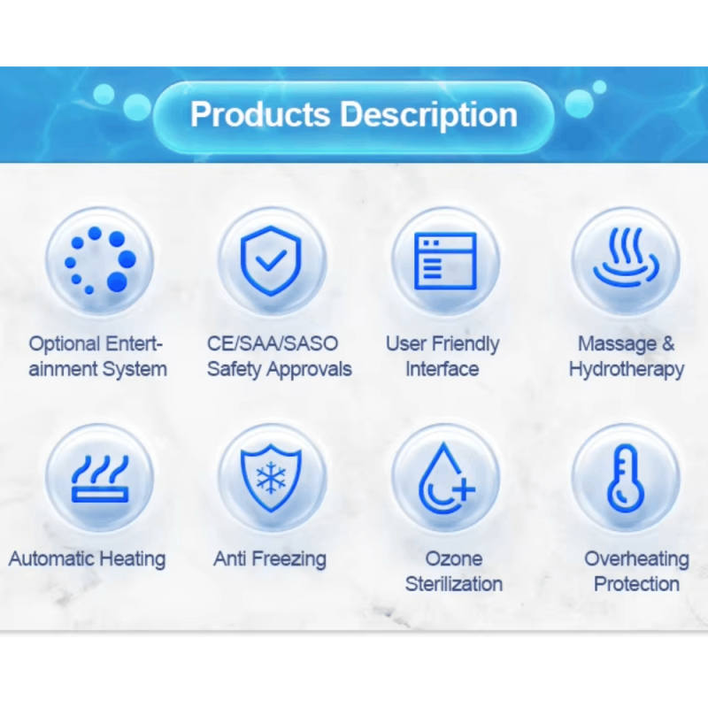 Mini SPA Baseinas HANSE Joy 4 Asmenims 210x180x76