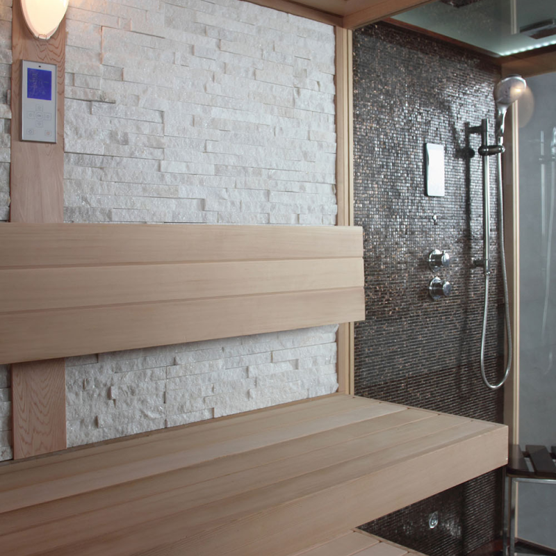 Sauna Pirtis AMUE-1388 3KW Keturvietė 200x120 cm.