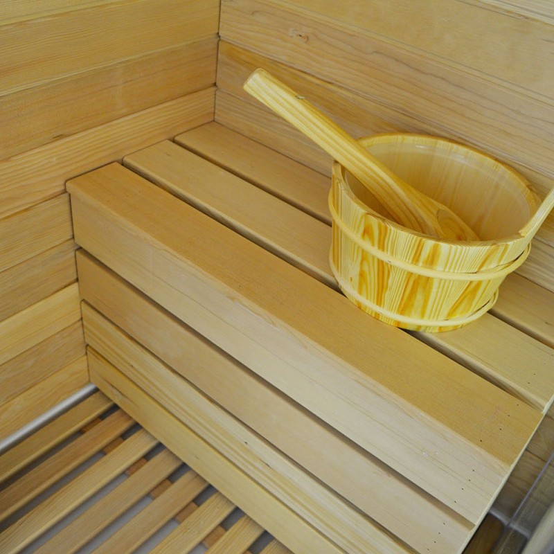 Sauna Su Hidromasažine Dušo Kabina AMO-1751W Kairė TRIO 180x110x223 cm.