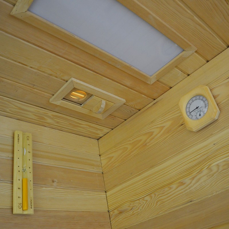 Sauna Su Hidromasažine Dušo Kabina AMO-1751W Dešinė TRIO 180x110x223 cm.