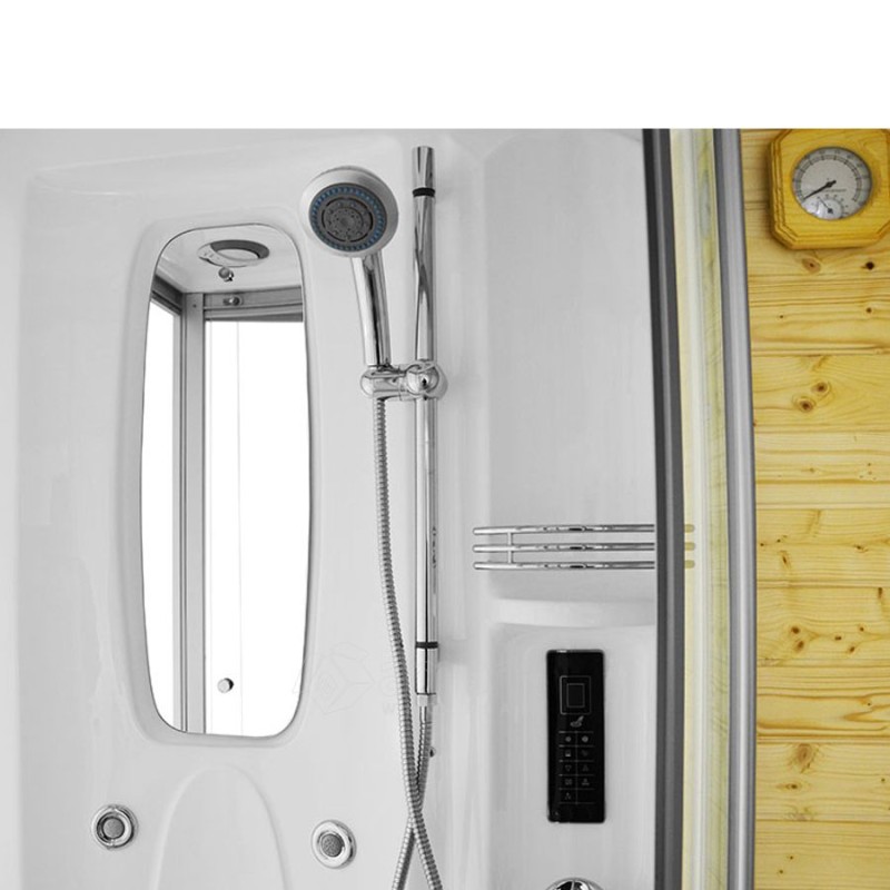 Sauna Su Masažine Dušo Kabina AMO-1706 TRIO 165x105x215 cm