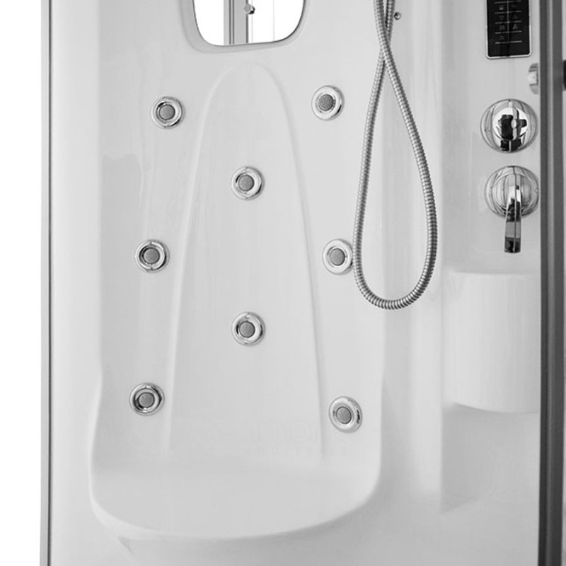 Sauna Su Masažine Dušo Kabina AMO-1706 TRIO 165x105x215 cm