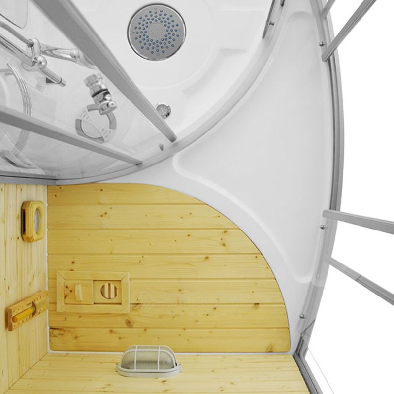 Sauna Su Masažine Dušo Kabina AMO-1706 TRIO 165x105x215 cm