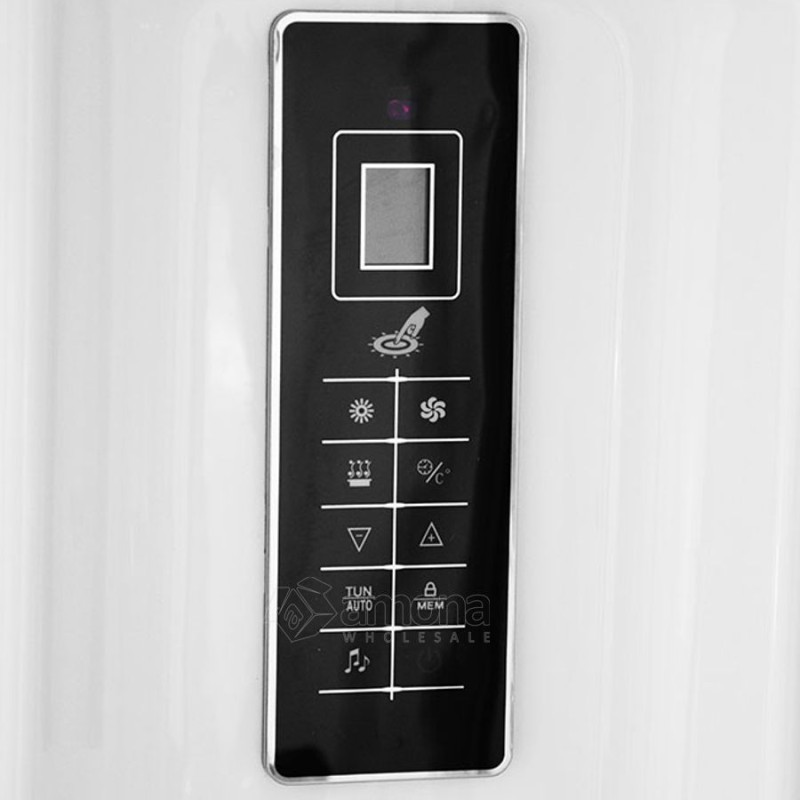 Sauna Su Masažine Dušo Kabina AMO-1706 TRIO 165x105x215 cm