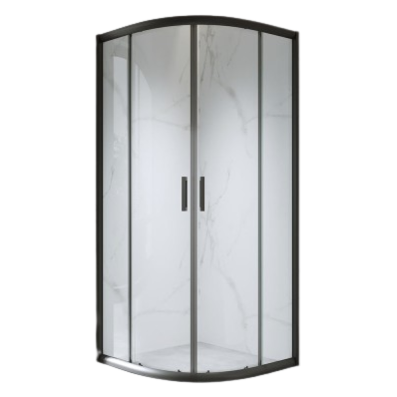 Pusapvalė dušo kabina AMO-5201B 80x80x190 cm