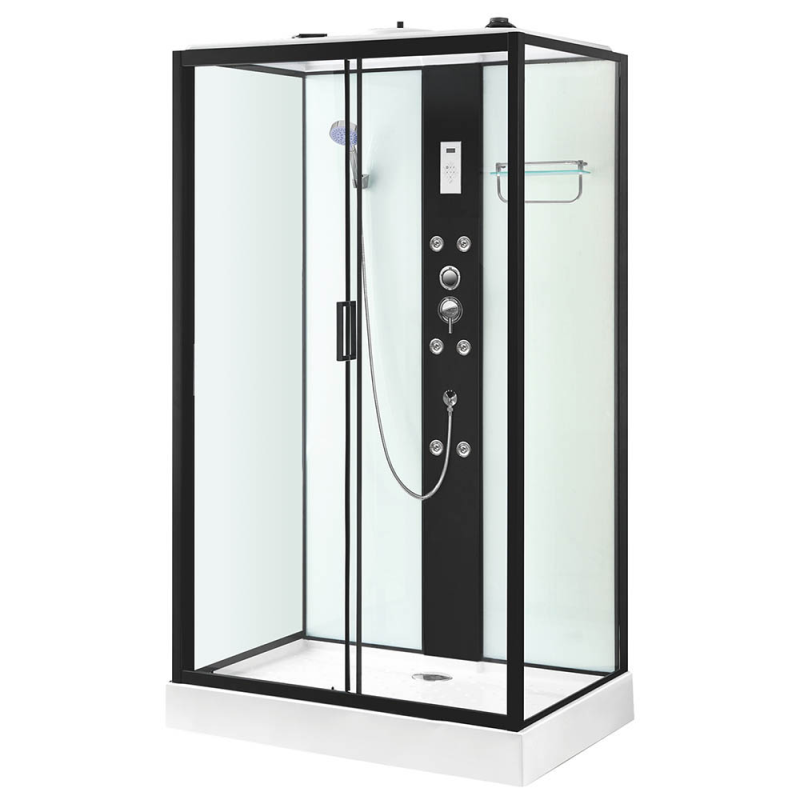 Dušo kabina su hidromasažu AMO-0550-812 Kairė 120x80x215 cm