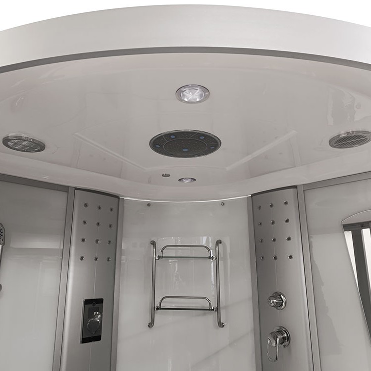 Garo Kabina AMO-08150 Balta Su Masažine Vonia 150x150 cm.