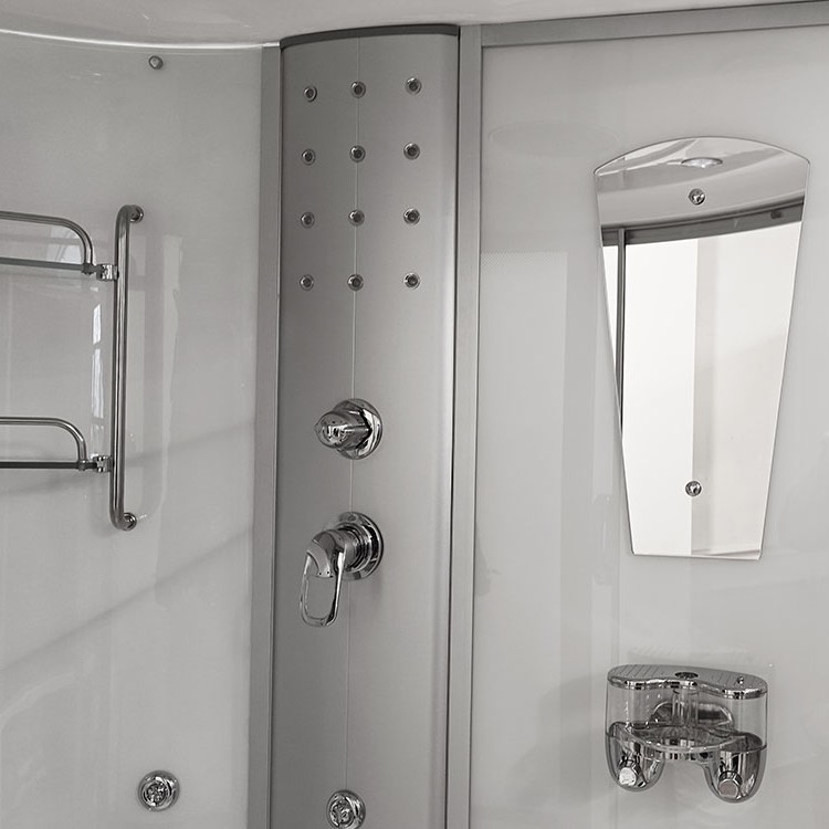 Garo Kabina AMO-08150 Balta Su Masažine Vonia 150x150 cm.