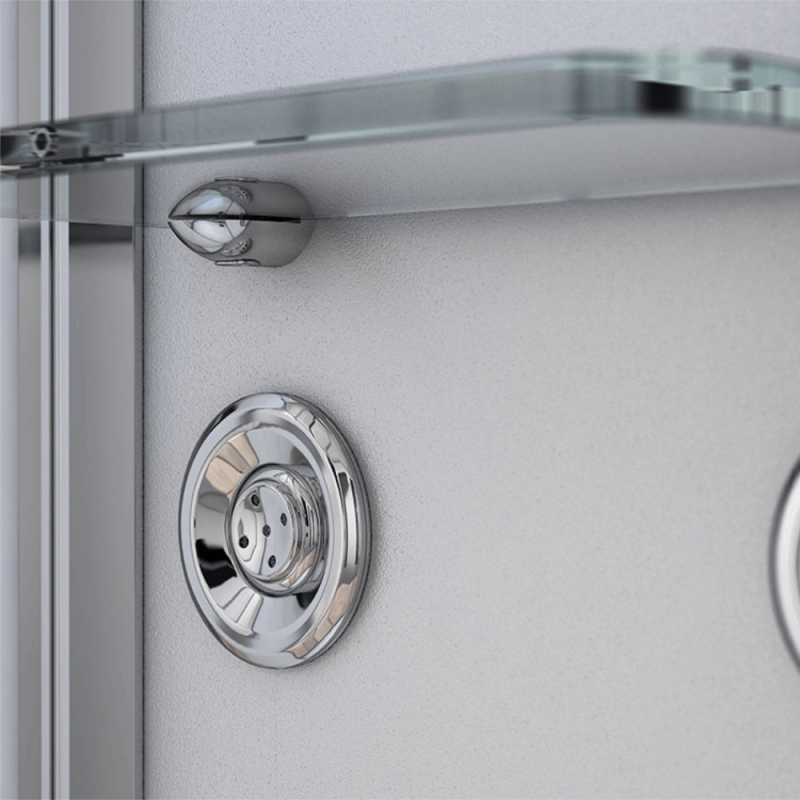 Garinė Dušo Kabina AMUE AC1080R White, 100x80xx217