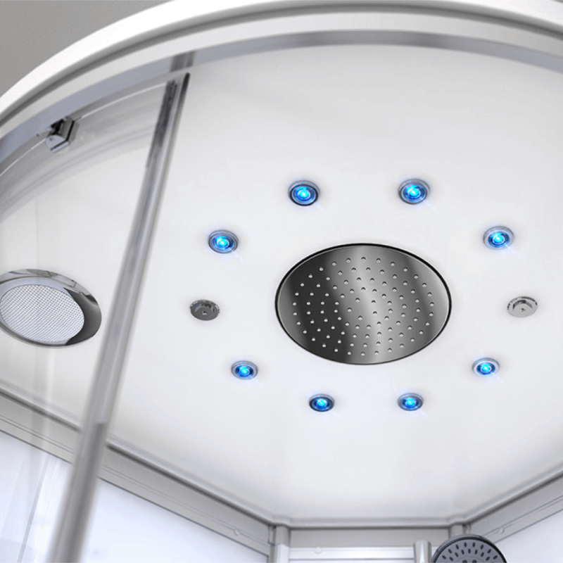 Garinė Dušo Kabina AMUE AC1080R White, 100x80xx217