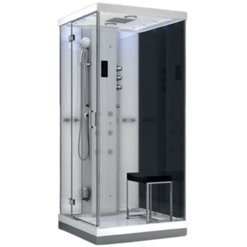 Garinė Dušo Kabina AMUE-H1000-11L Balta 100x100x217 cm.