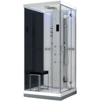 Garinė Dušo Kabina AMUE-H1000-11R Balta 100x100x217 cm.