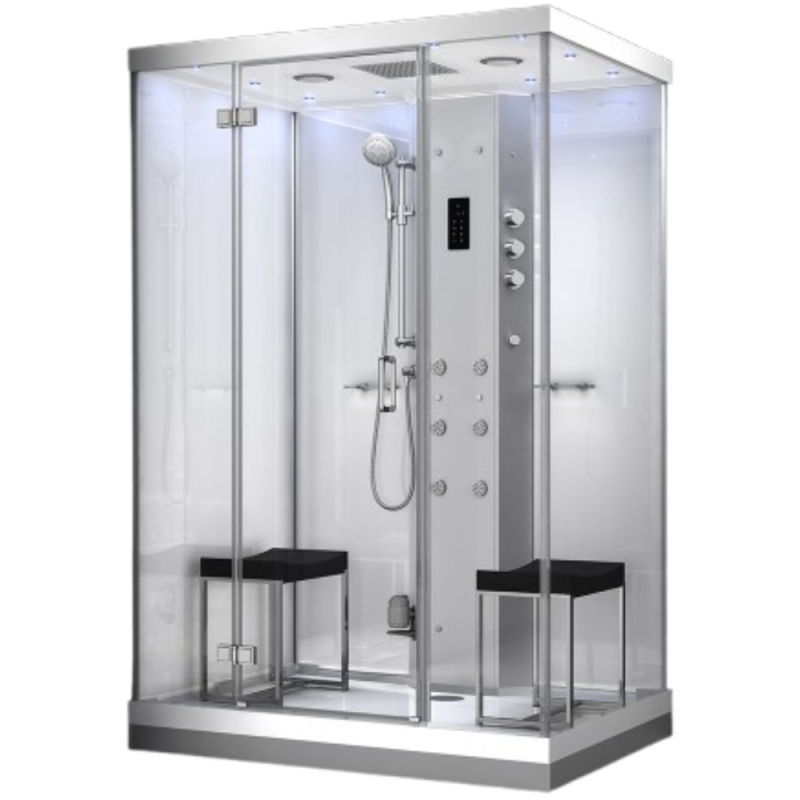 Garinė Dušo Kabina AMUE-H1400-11 Balta 140x100x217 cm.