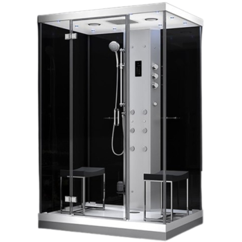 Garinė Dušo Kabina AMUE-H1400-21 Juoda 140x100x217 cm.