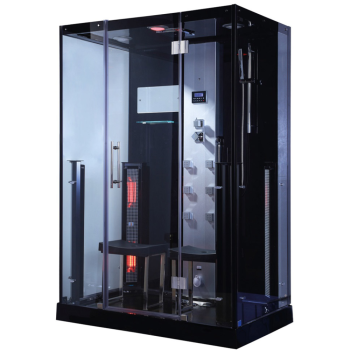 Garinė dušo kabina AMUE-K1072 TRIO 145x90x215 cm.