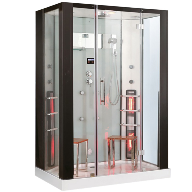 Garinė dušo kabina AMUE-K1082 TRIO 145x90x215 cm.