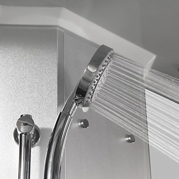 Garinė Dušo Kabina Su Hidromasažu AMUE-AC1290L Balta 120x90 cm