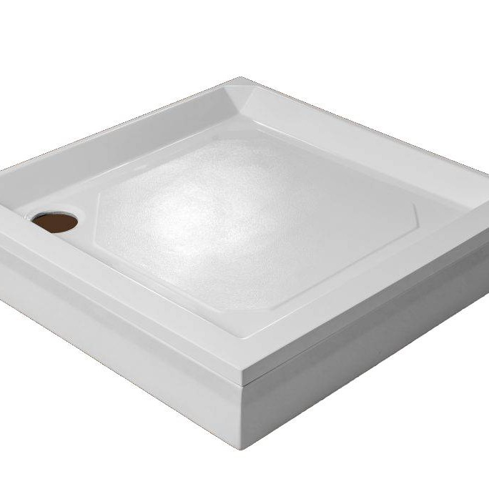 Akmens Masės Dušo Padėklas SPN P 7044 80x80 cm.