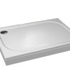 Akmens Masės Dušo Padėklas SPN P 710K 100x80 cm. Dešinės Pusės