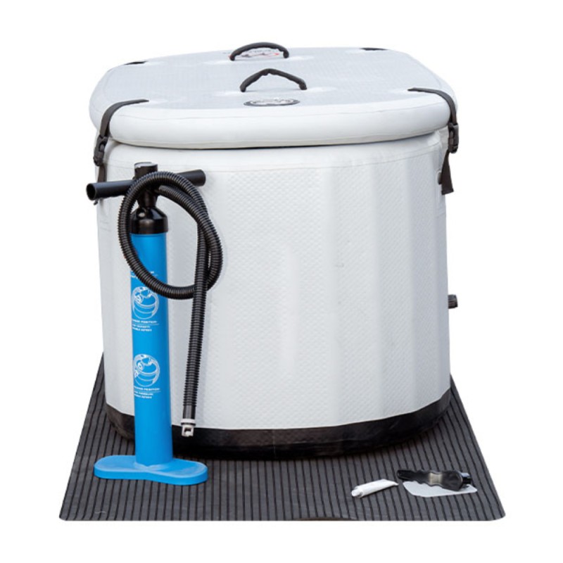 Žiemos vonia su šaldytuvu AMO-ALP-IFVA Balta 137x75x63 cm