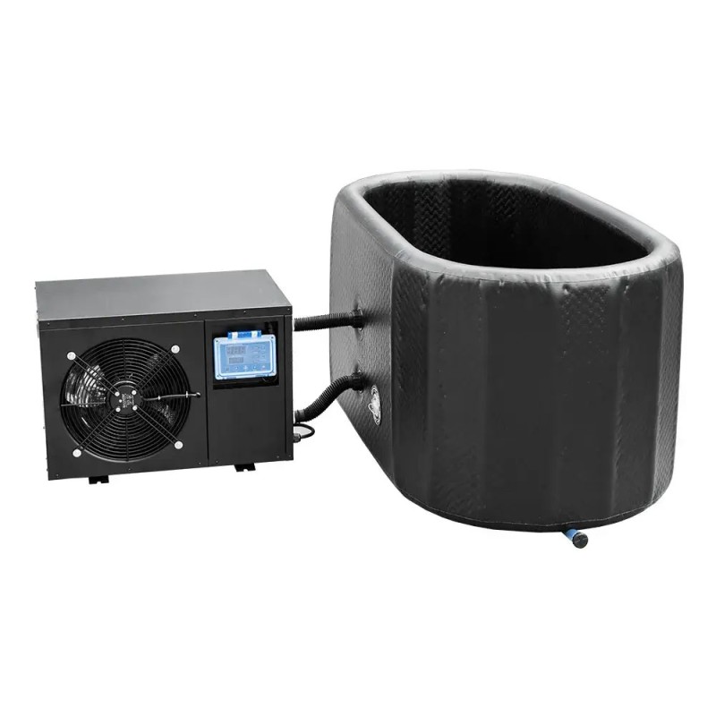 Žiemos vonia su šaldytuvu AMO-ALP-IFVB Juoda 137x75x63 cm