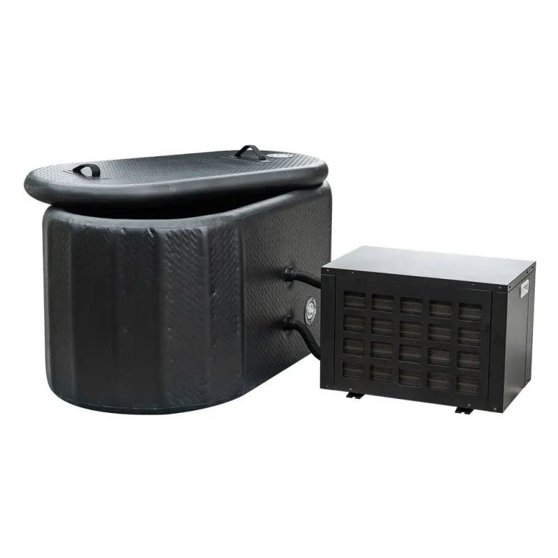Žiemos vonia su šaldytuvu AMO-ALP-IFVB Juoda 137x75x63 cm