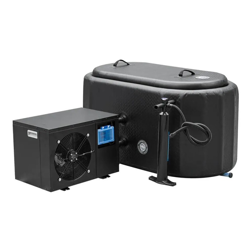 Žiemos vonia su šaldytuvu AMO-ALP-IFVB Juoda 137x75x63 cm